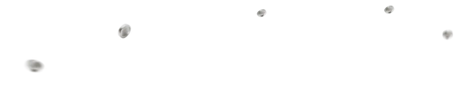 Elementos de moedas para compor o banner principal